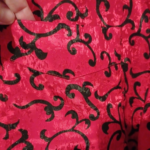 Notations Button Front Blouse - Picture 8 of 10